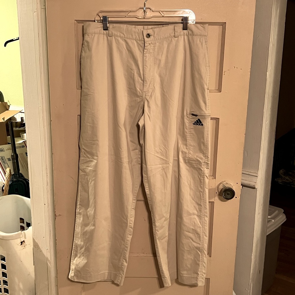 Men’s Adidas Cargo Pants 32x30 Khaki Color